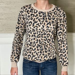 Leopard print sweater